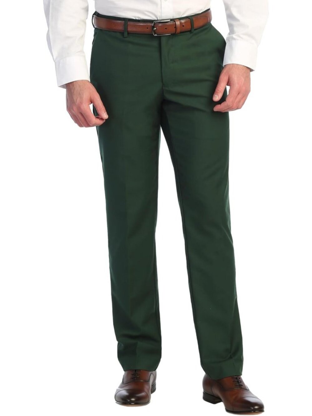 Men's Hidden Expandable Waist Dress Pants - Comfortable, Stylish, Versatile Fit